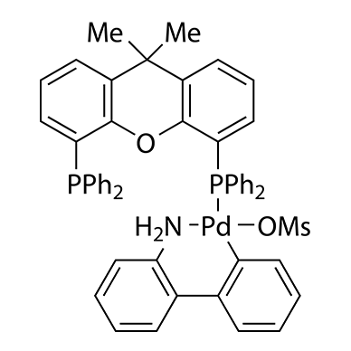 甲烷磺酸[9,9-二甲基-4,5-双(二苯基膦)呫吨] [2'-氨基-1,1'-联苯]钯（II）二氯甲烷加