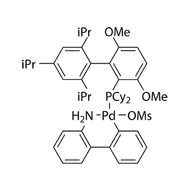 甲烷磺酸(2-二环己基膦)-3,6-二甲氧基-2',4',6'-三异丙基-1,1'-联苯)(2'-氨基-1,1'-联苯