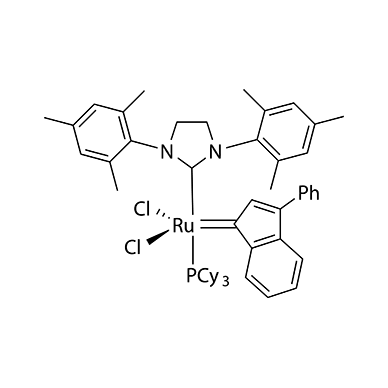三环己基磷[3-苯基-1H吲哚-1-亚基][1,3-二（2,4,6-三甲苯）-4,5-二氢咪唑]钌（II）二