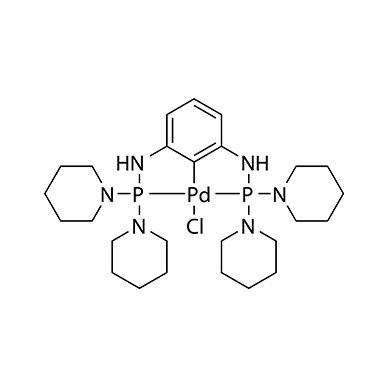 (2,6-双((二(哌啶-1-基)膦)氨基)苯基)氯化钯(II) 955035-37-7